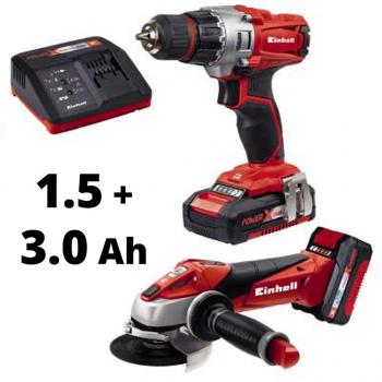 Einhell TE-TK 18 Li Kit Akülü Matkap ve Taşlama Makinesi Seti