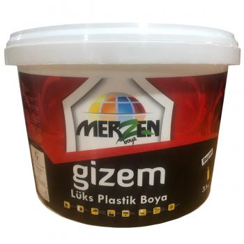 Gizem Lüks Plastik Boya İç Cephe Boyası Beyaz Fildişi 3,5 Kg