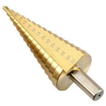 Gfb Kademeli Matkap Ucu Titanyum Kaplama 4-32 mm