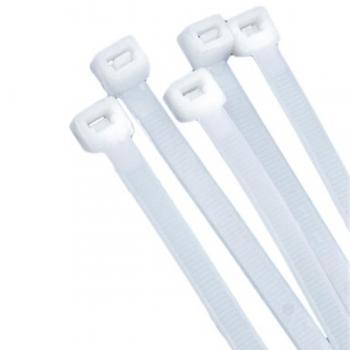 100 Adet Beyaz Kablo Bağı Plastik Cırt Kelepçe Klips 3,6x140 mm