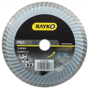 Rayko Turbo Kanallı Profesyonel Elmas Testere 115x2,5x7x22,2