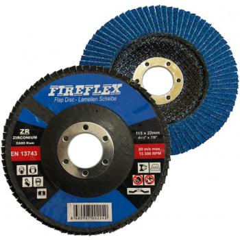 FireFlex 115x22 mm Zirkonyum Flap Disk Zımpara 60 Kum