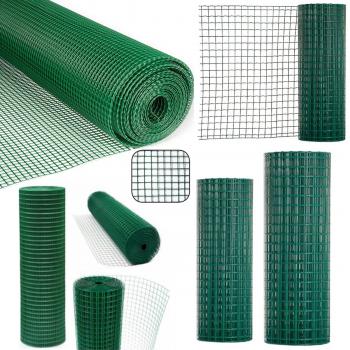 Pvc Kaplı 25x25 mm Puntalı Tel Bahçe Kümes Kafes Teli 1x25 mt