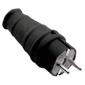 Monofaze Kauçuk Erkek Fiş 16A 250V
