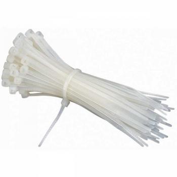 100 Adet Beyaz Kablo Bağı Plastik Cırt Kelepçe Klips 3,6x200 mm