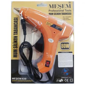 Meşem Tetikli Mum Silikon Tabancası 11 mm 80 W